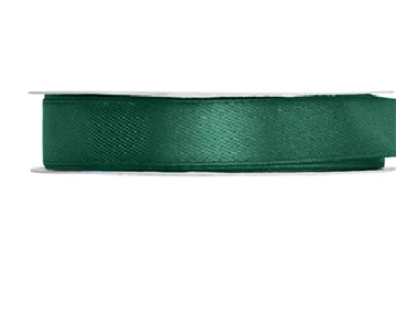 Satin Ribbon, bottle green, 12mm/25m